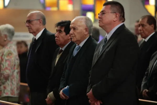 DANIEL GÁMEZ Biky Álvarez durante la misa