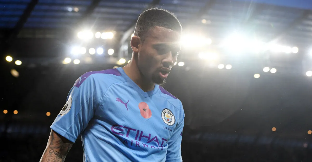 EFE Gabriel Jesus en un partido del Manchester City