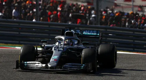 Lewis Hamilton durante el GP de Austin