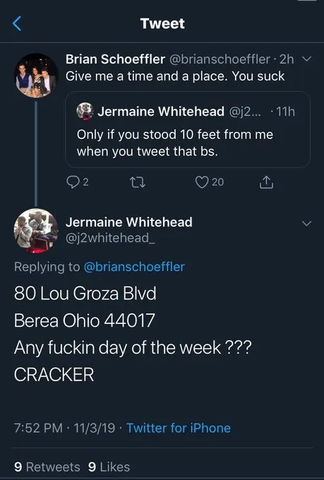 Publicaciones de Jermaine Whitehead