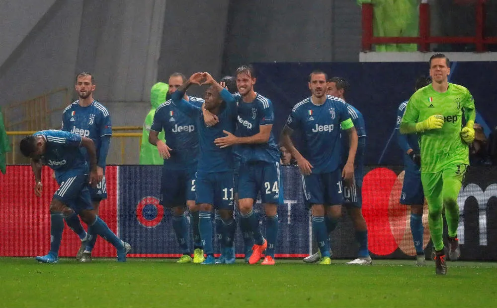 EFE Jugadores de la Juventus festejan una anotación