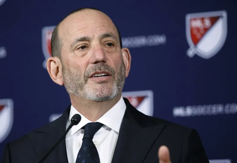 AP Don Garber en evento de la MLS