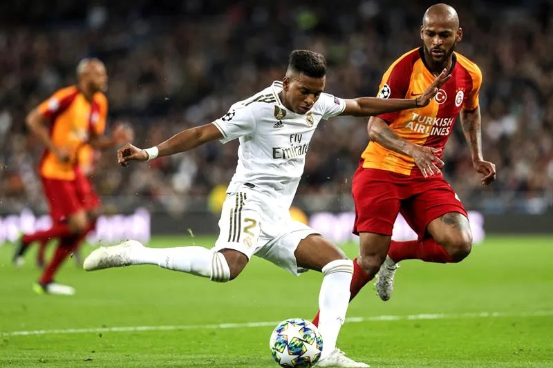 EFE Rodrygo, en un partido con el Real Madrid