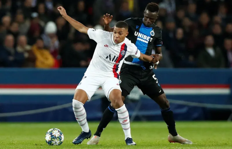 EFE Kylian Mbappé en partido de la Ligue 1