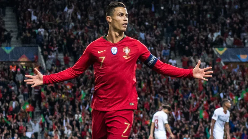 FACEBOOK @PORTUGAL CR7 celebra un tanto con su selección