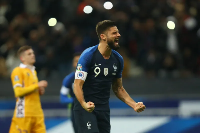 EFE Giroud festejando gol de Francia