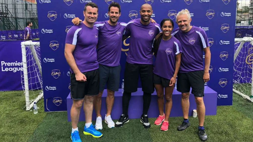 Henry en un evento de la Premier League