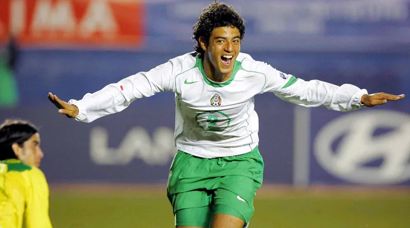 MEXSPORT Carlos Vela festeja un tanto en Perú 2005