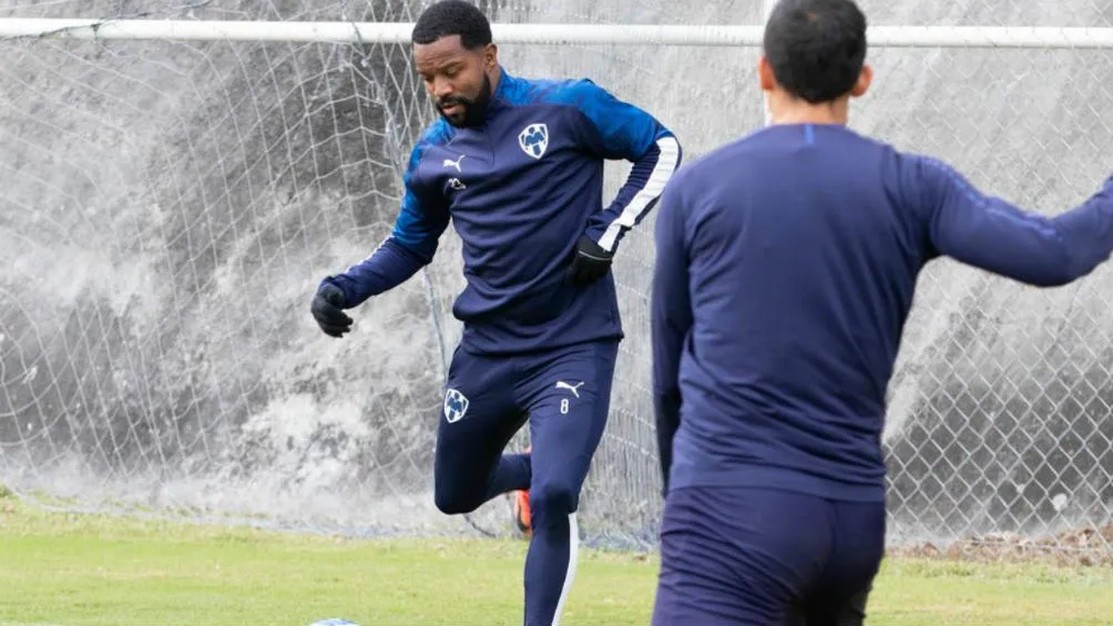 Dorlan en un entrenamiento en El Barrial