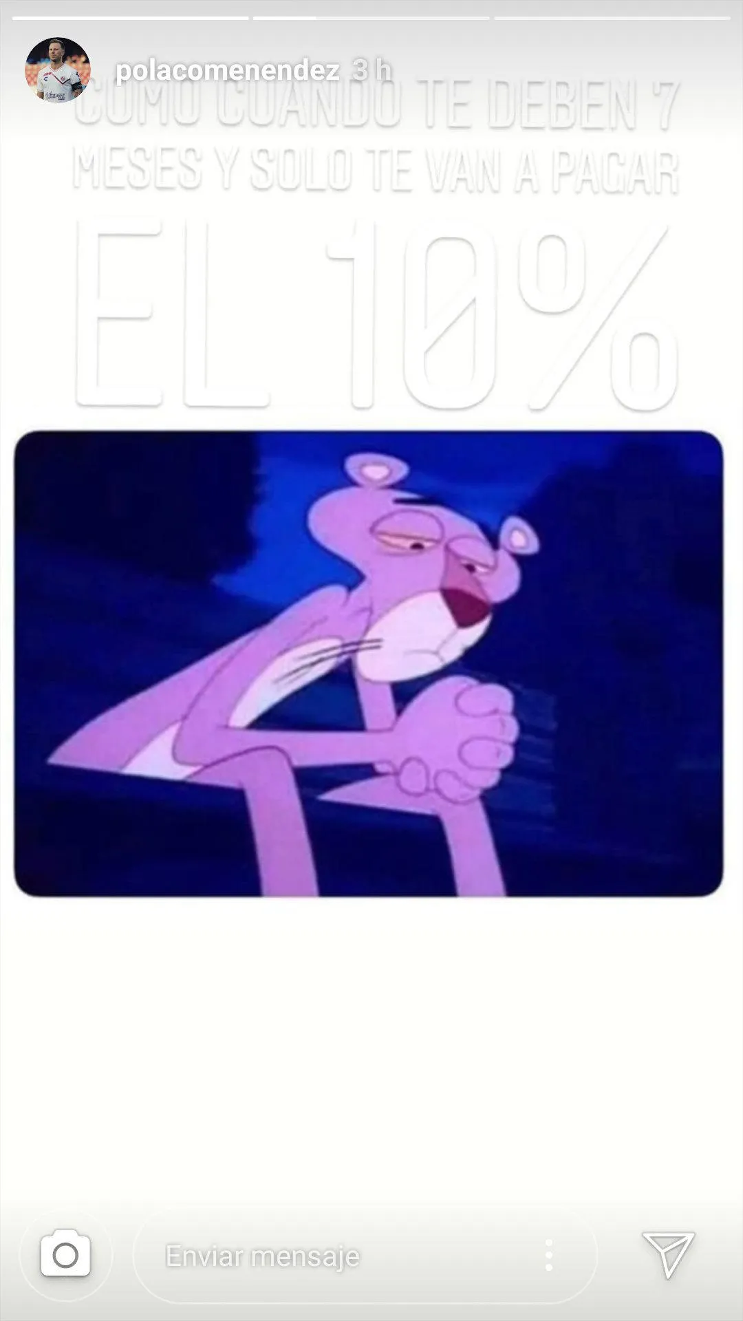 La historia publicada por Menéndez