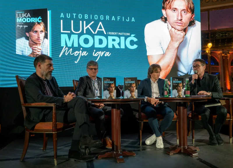 EFE Luka Modric presentando su libro