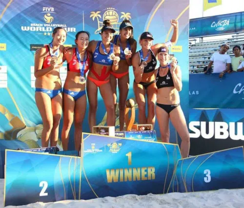 Las medallistas femeninas