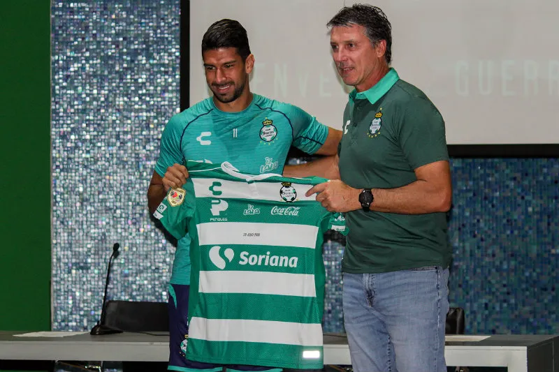 IMAGO7 Dante Siboldi en presentación con Santos