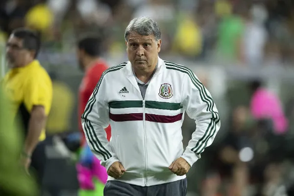 Gerardo Martino en un compromiso con el Tri