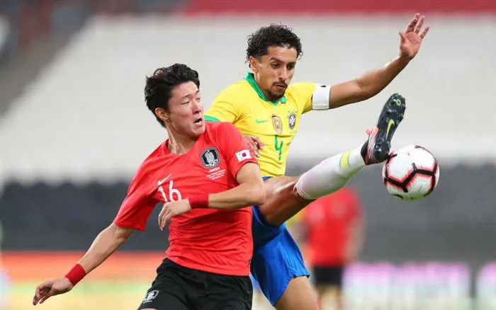 EFE Marquinhos, durante el partido