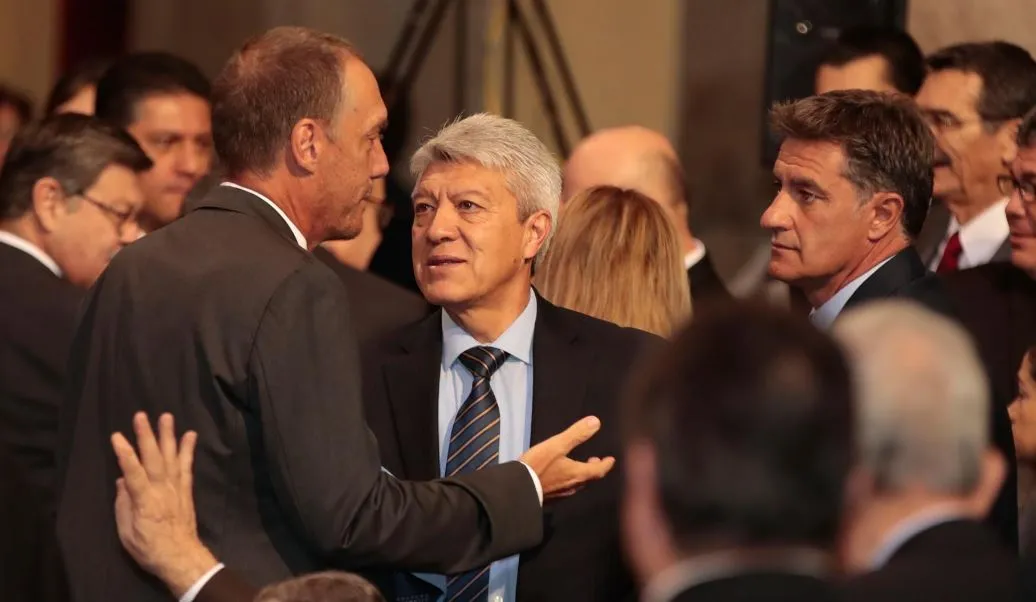 DANIEL GÁMEZ Chucho Ramírez y Míchel en toma de protesta de Enrique Graue