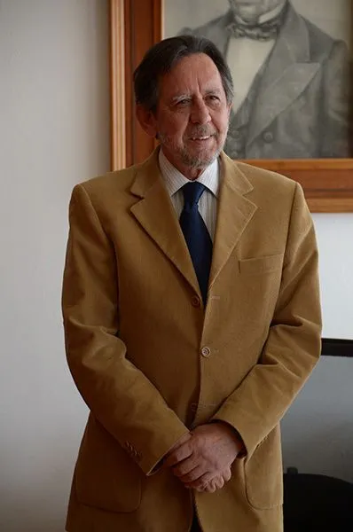 Leopoldo Silva durante un evento