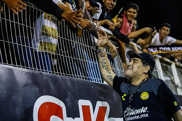IMAGO7 Diego Maradona en su paso con Dorados