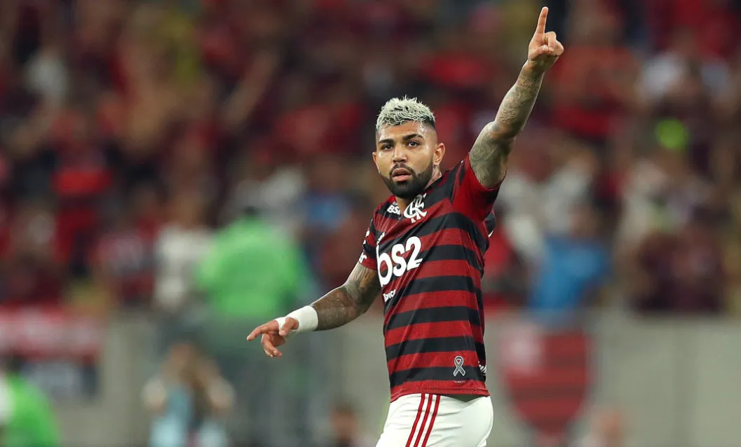 EFE Gabriel Barbosa celebrando un gol en la Copa Libertadores
