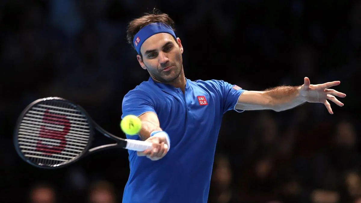 AP Roger Federer durante un partido