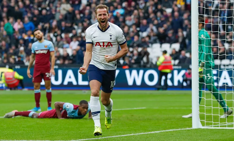 AP Harry Kane celebra su anotación contra West Ham