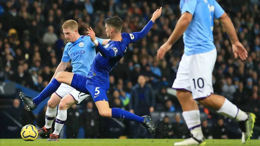 EFE De Bruyne al momento de su gol