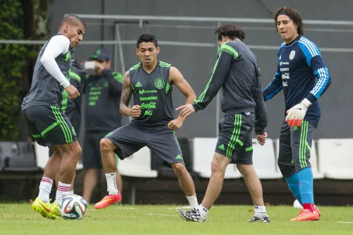 Carlos Salcido, Javier Aquino, Andrés Guardado y Memo Ochoa