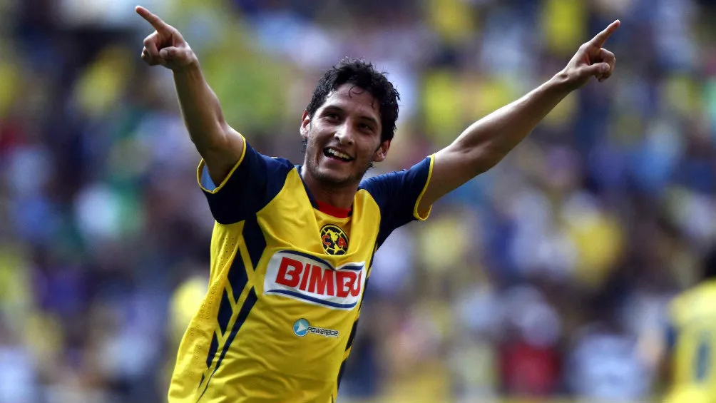 Ángel Reyna celebrando una anotación como americanista