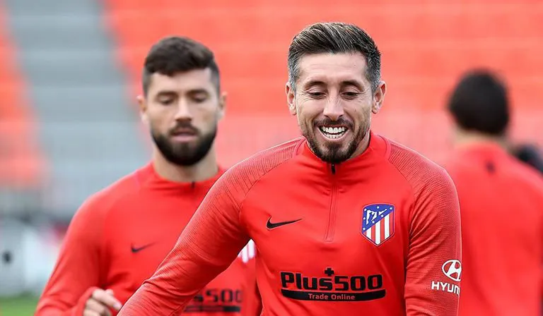 FACEBOOK ATLÉTICO DE MADRID Herrera, en un entrenamiento