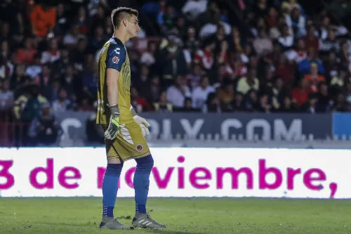 Sebastián Jurado durante un juego del Veracruz