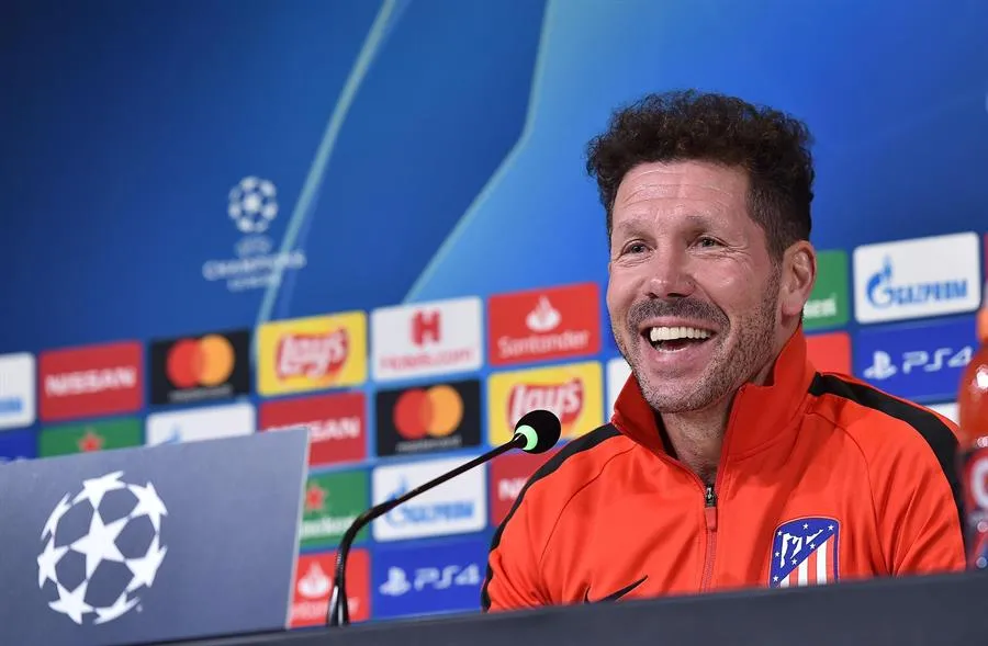 EFE Simeone sonríe en conferencia de prensa