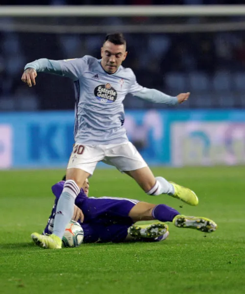 EFE Iago Aspas en acción ante Valladolid
