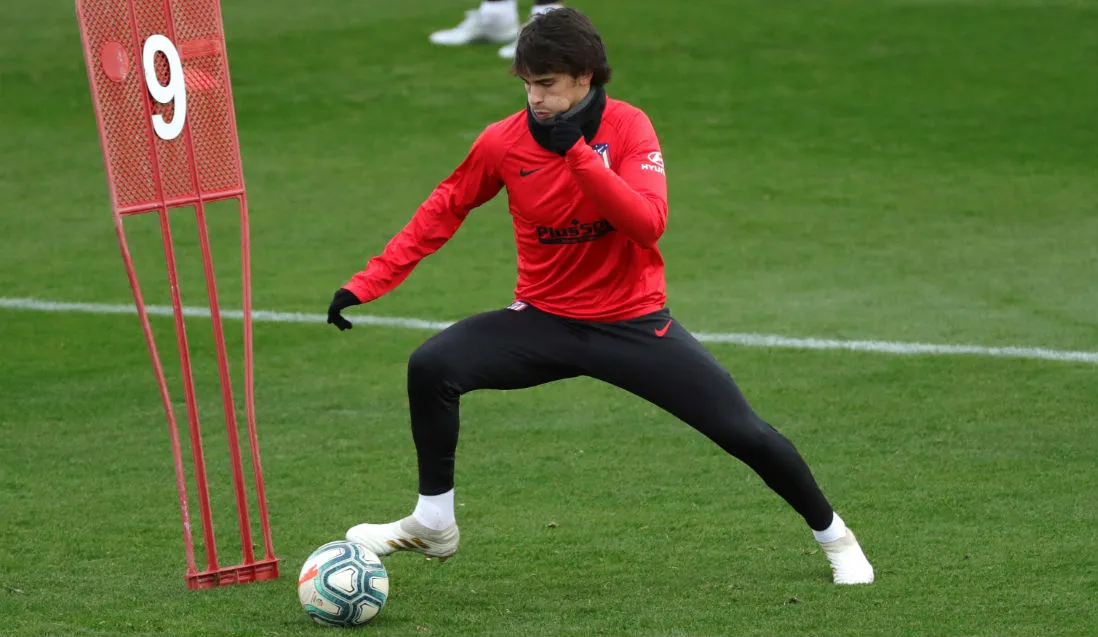 EFE Joao Félix en un entrenamiento con el Atlético de Madrid