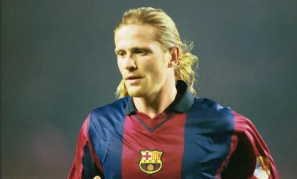 Petit, durante un juego con el Barça