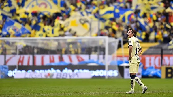Córdova en el partido de Ida contra Tigres