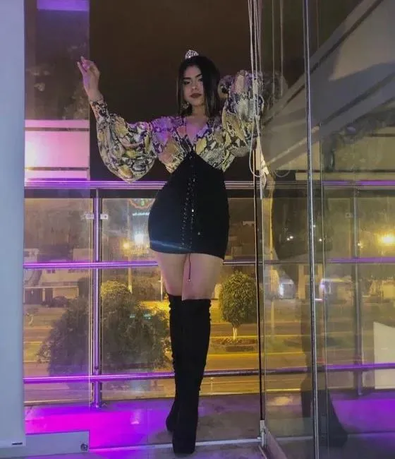 INSTAGRAM @lu_jara Jara, durante una fiesta