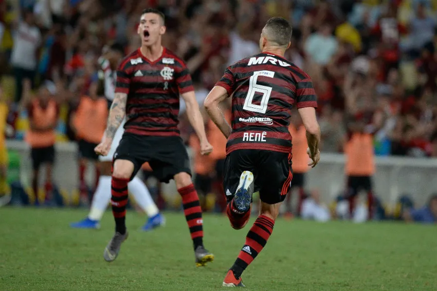 TWITTER @FLAMENGO Flamengo celebra victoria frente a Fluminense