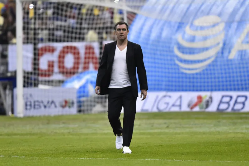 Pablo Guede en el Estadio Azteca