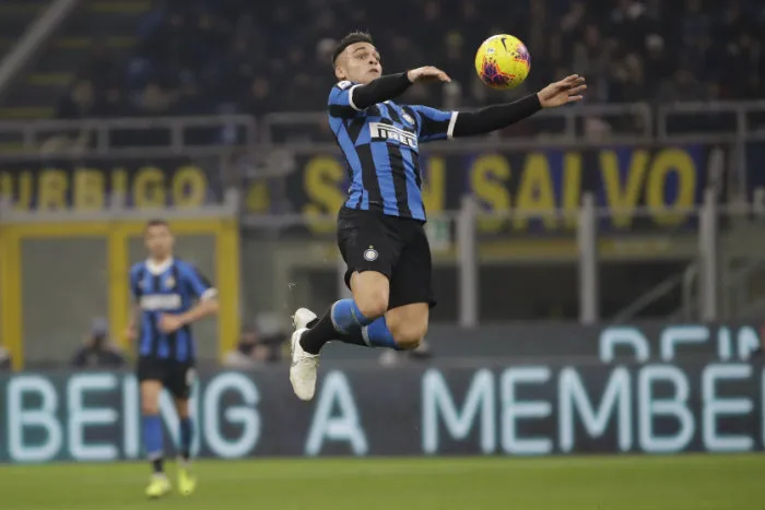 AP Lautaro, en un partido del Inter