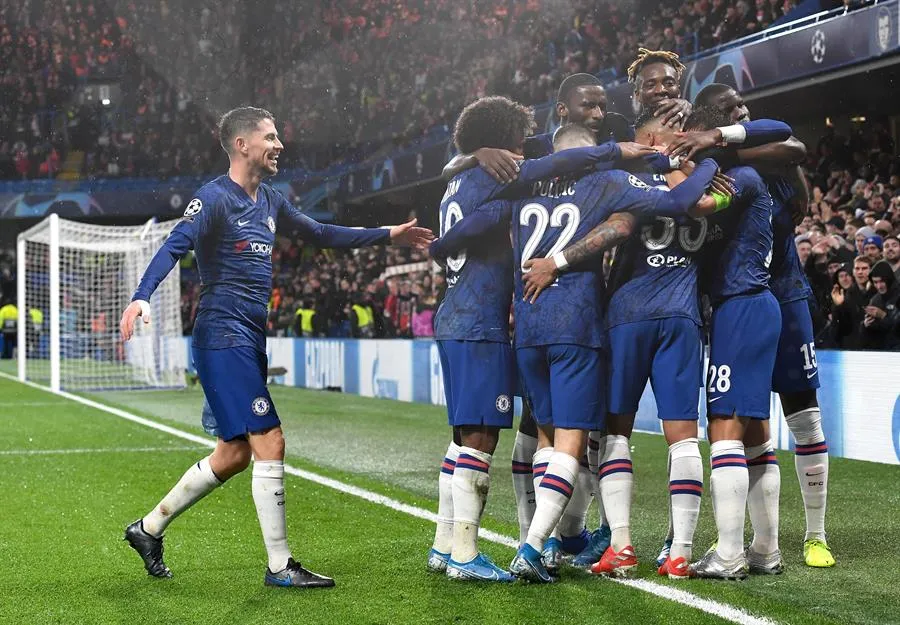 EFE Jugadores del Chelsea festejan un gol