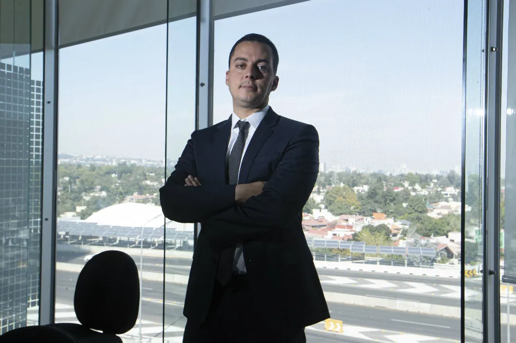 El directivo en las instalaciones de RÉCORD