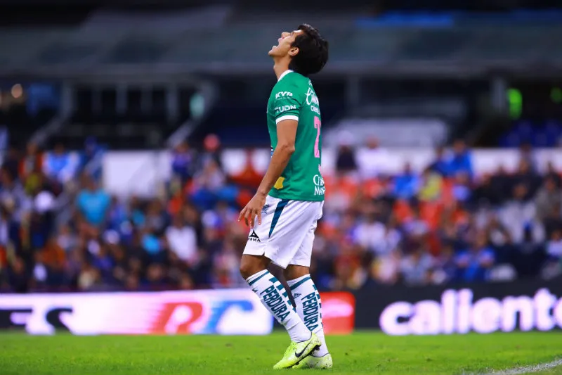 IMAGO7 JJ Macías en lamento durante partido de León