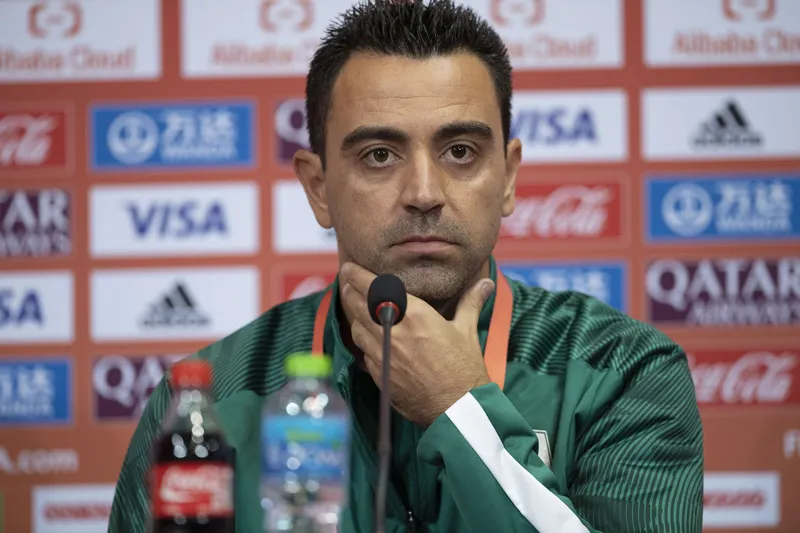 MEXSPORT Xavi Hernández en conferencia de prensa en Qatar