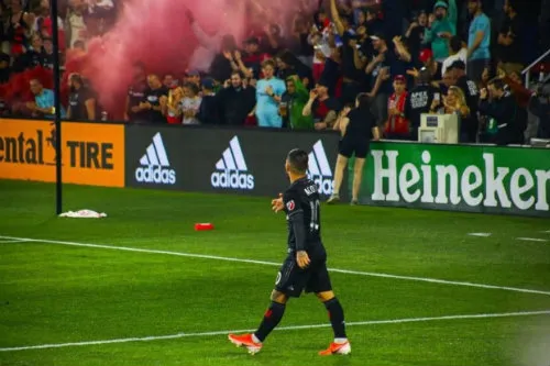 INSTAGRAM @LUCHOACOSTA17 Luciano Acosta durante un partido con el DC United
