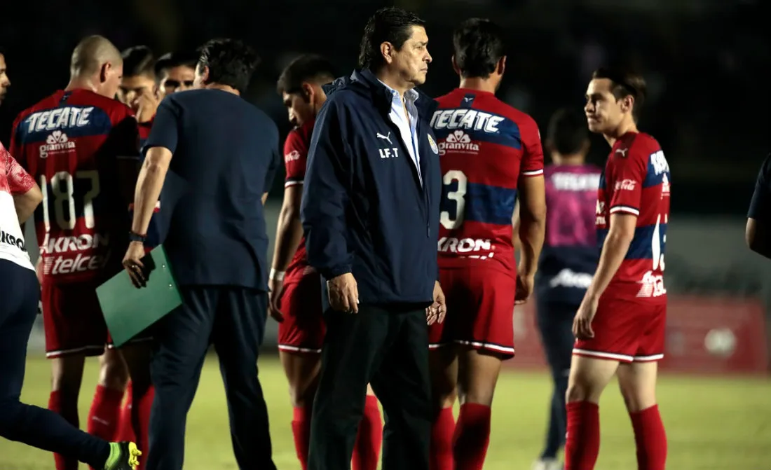 DANIEL GÁMEZ Luis Fernando Tena durante partido entre Venados y Chivas