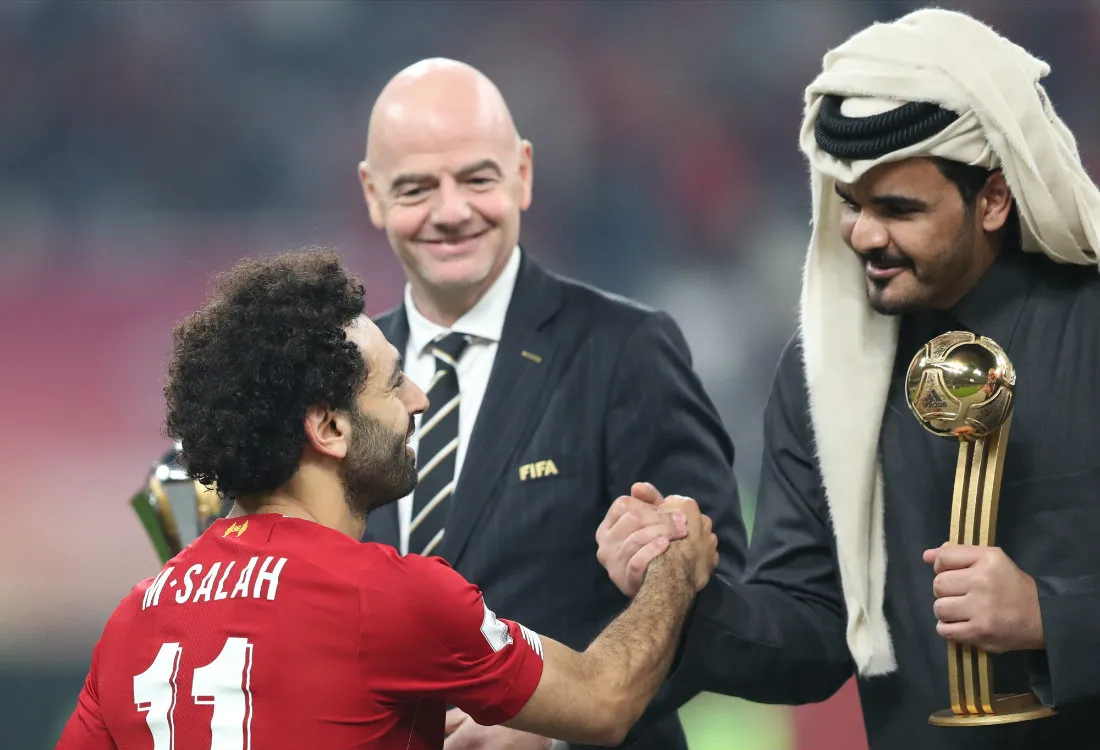 Gianni Infantino en el Mundial de Clubes