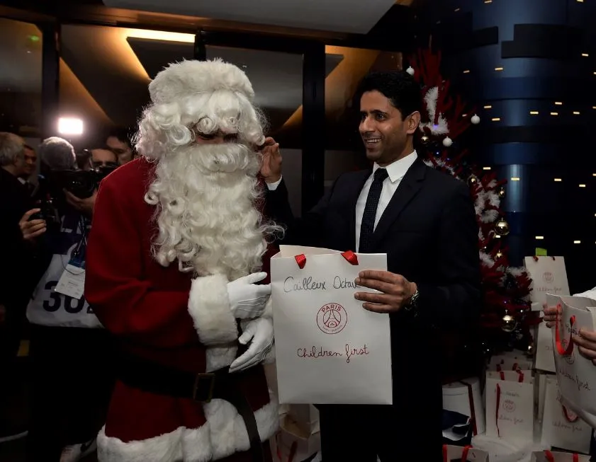 TWITTER @PSGCHILDREN Mbappé junto con Nasser al Khelaifi
