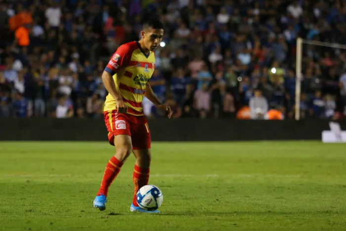 Reyes, en un partido del Morelia