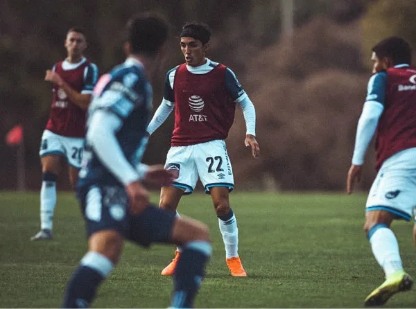 Acción en el Pachuca 4-1 Puebla