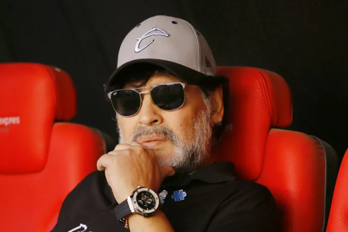 IMAGO7 Maradona, en un partido de Dorados